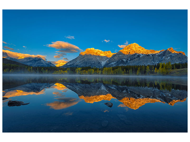 5-piece-canvas-print-a-perfect-morning-in-canadian-rockies