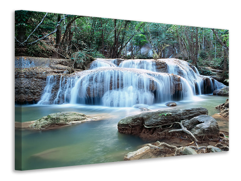 panoramic-3-piece-canvas-print-a-waterfall