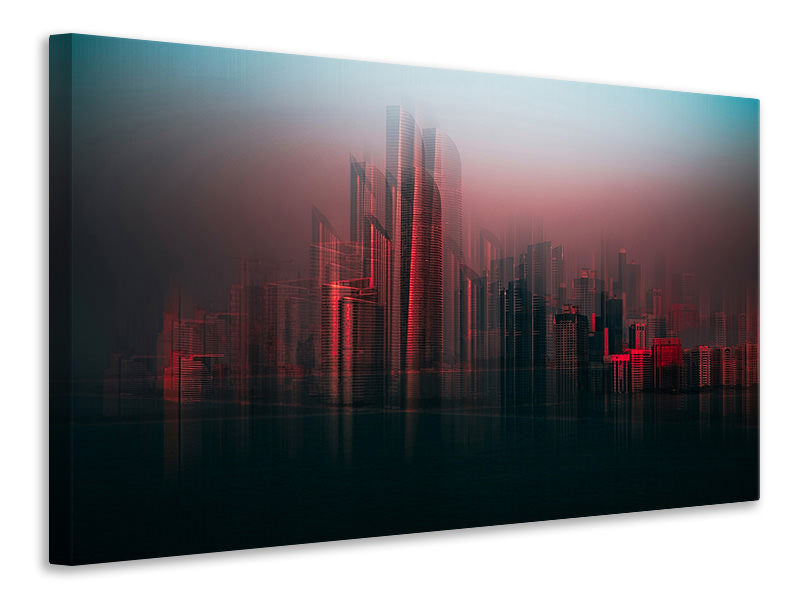 modern-4-piece-canvas-print-abu-dhabi-skyline