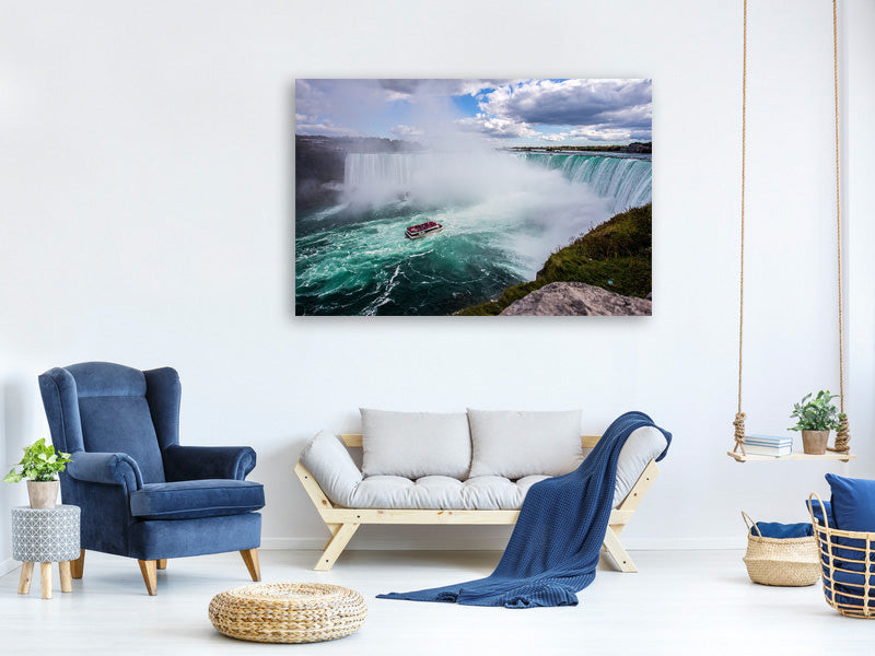 panoramic-canvas-print-action-at-the-waterfall