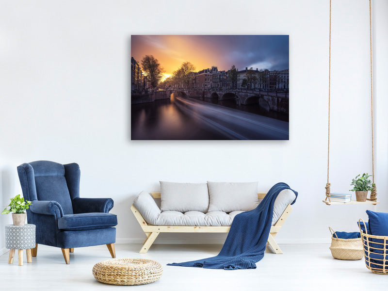 5-piece-canvas-print-amsterdam-keizersgracht