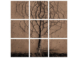 4-piece-canvas-print-asphalt-tree