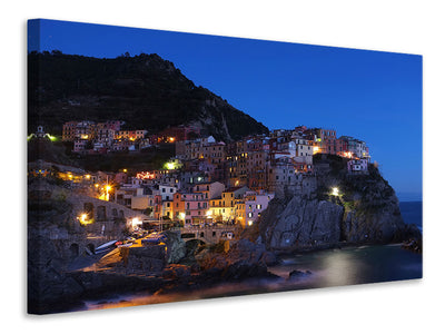 modern-3-piece-canvas-print-at-night-in-cinque