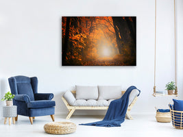 5-piece-canvas-print-autumn-light-in-the-forest