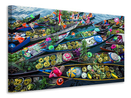 modern-4-piece-canvas-print-banjarmasin-floating-market