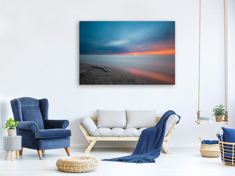 modern-4-piece-canvas-print-beach-in-the-sunset