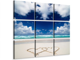 4-piece-canvas-print-beach-love-s