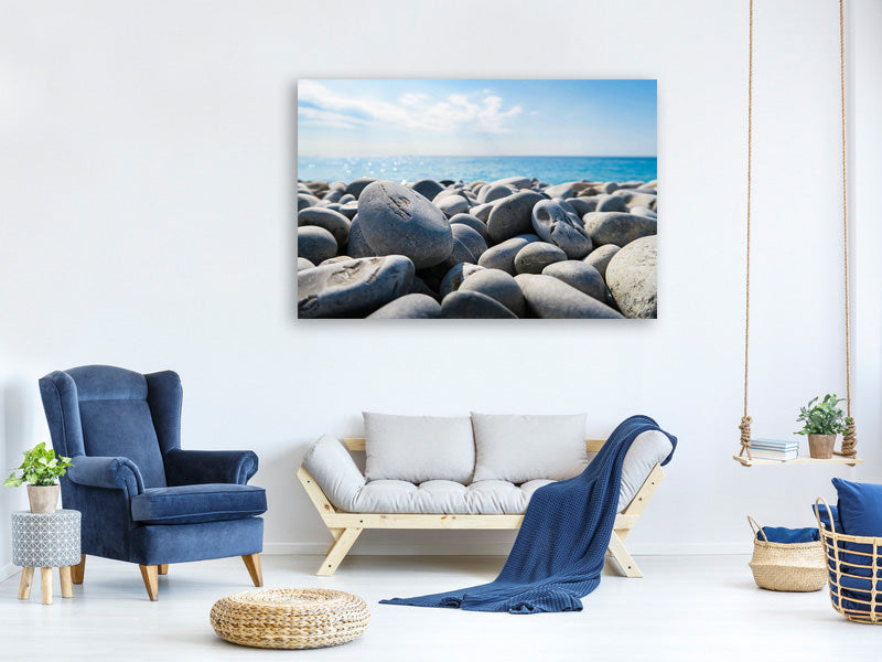 panoramic-canvas-print-beach-stones