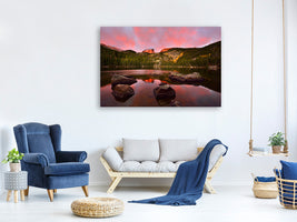 panoramic-3-piece-canvas-print-bear-lake-sunrise