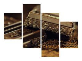 5-piece-canvas-print-black-chocolate