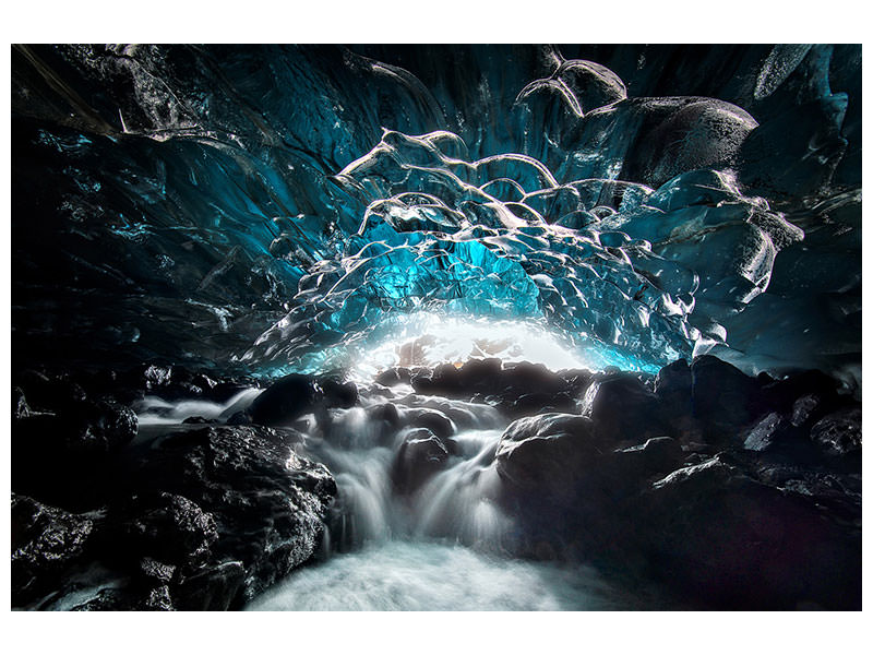 modern-3-piece-canvas-print-blue-glacier-cave