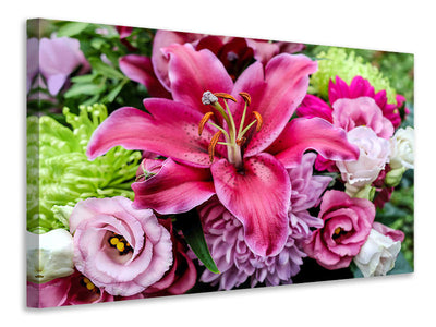 3-piece-canvas-print-bouquet-with-lily