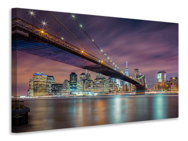 panoramic-canvas-print-brooklyn-bridge-at-night-ii