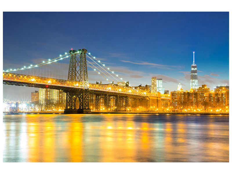 5-piece-canvas-print-brooklyn-bridge-at-night