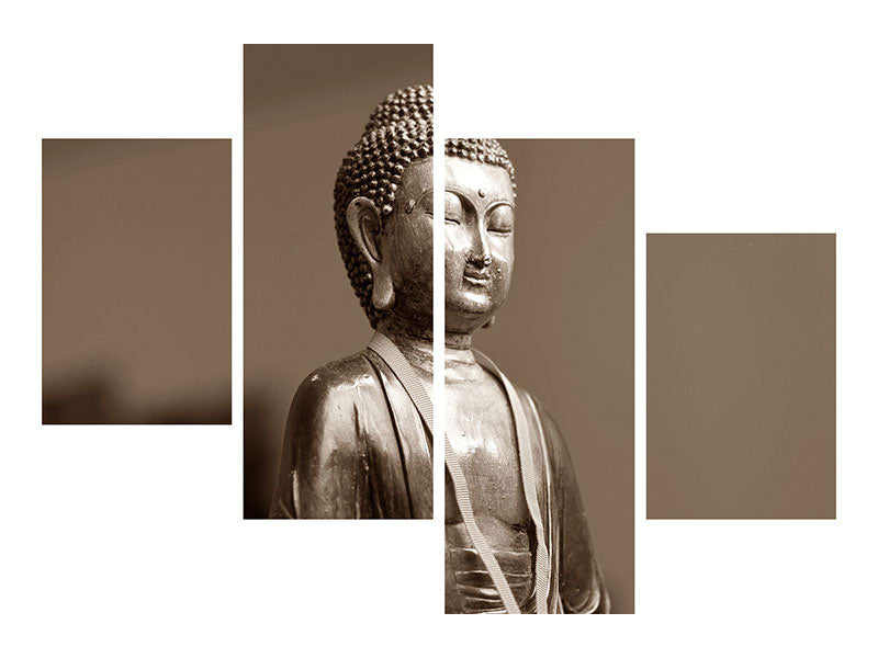 4-piece-canvas-print-buddha-in-meditation-xl