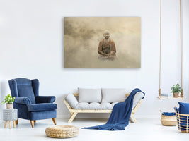 panoramic-3-piece-canvas-print-buddha-in-the-nebulous-light