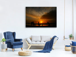 canvas-print-games-on-the-beach