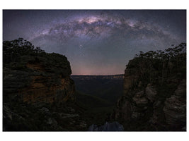 canvas-print-night-sky-over-blue-mountains