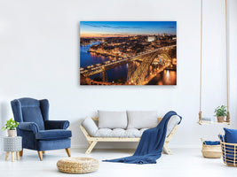 canvas-print-portugal-porto-blue-hour