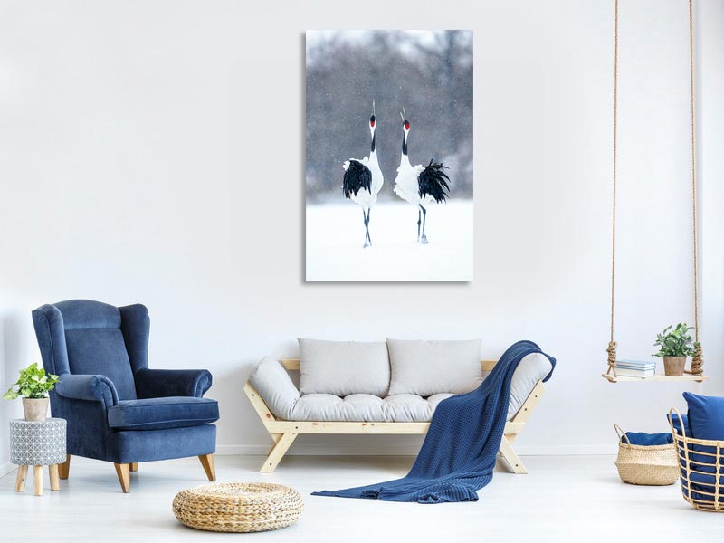 canvas-print-tsuru-crane-pair-x