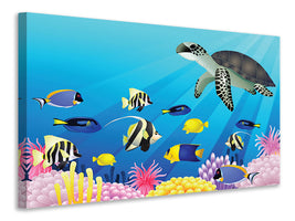 4-piece-canvas-print-childrens-underwater-world