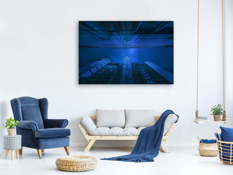 5-piece-canvas-print-chrysler-in-blue