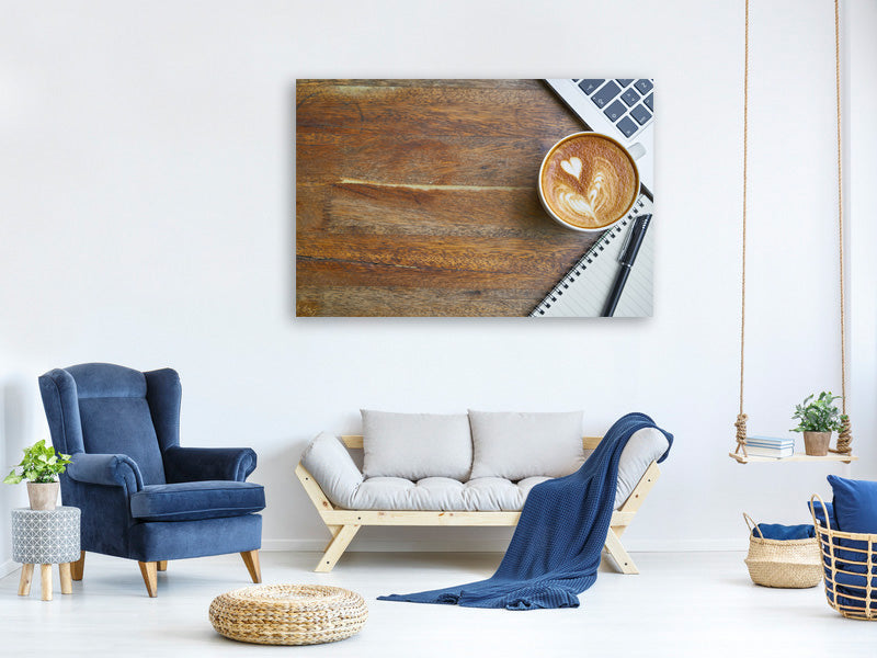3-piece-canvas-print-coffee-to-work