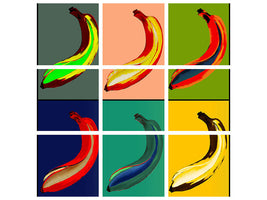 4-piece-canvas-print-colorful-bananas