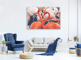 3-piece-canvas-print-colorful-flamingos