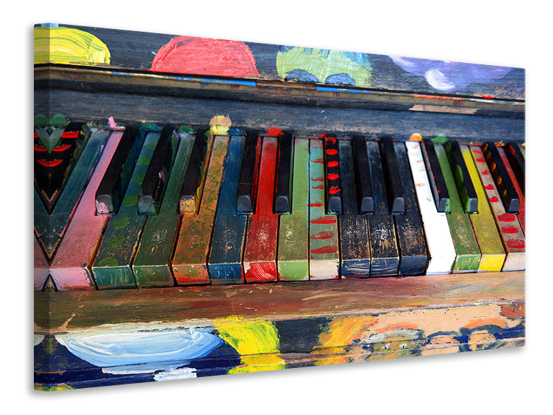 panoramic-canvas-print-colorful-piano