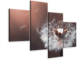 3-piece-canvas-print-dandelion-in-the-evening-light