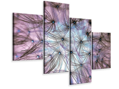 4-piece-canvas-print-dandelion-in-the-light-play