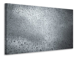 panoramic-3-piece-canvas-print-dark-raindrops-on-the-wall
