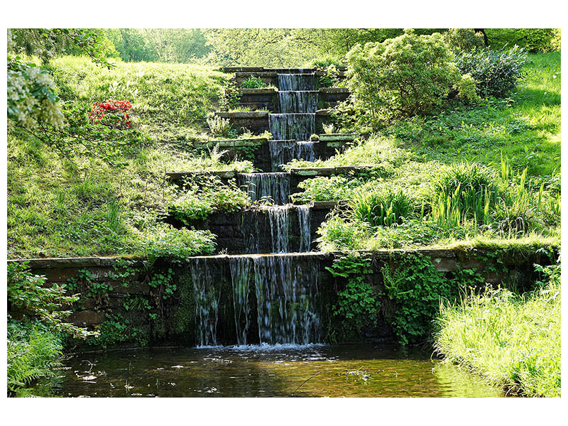 modern-4-piece-canvas-print-design-waterfall