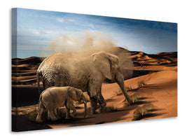 3-piece-canvas-print-elephants-in-the-desert