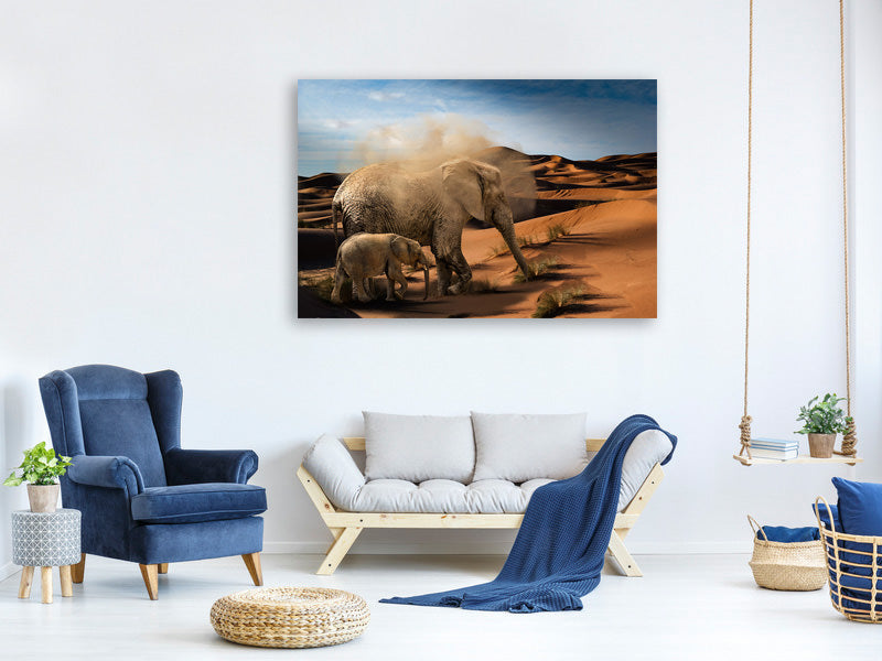 3-piece-canvas-print-elephants-in-the-desert