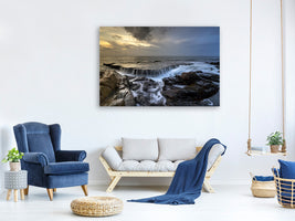 modern-3-piece-canvas-print-evening-mood-at-the-sea