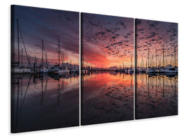 5-piece-canvas-print-evening-mood-in-the-harbor
