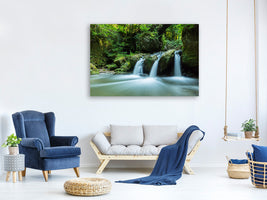 modern-4-piece-canvas-print-falling-water-in-the-wood