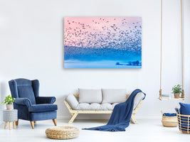 3-piece-canvas-print-flying-in-the-fogging-morning