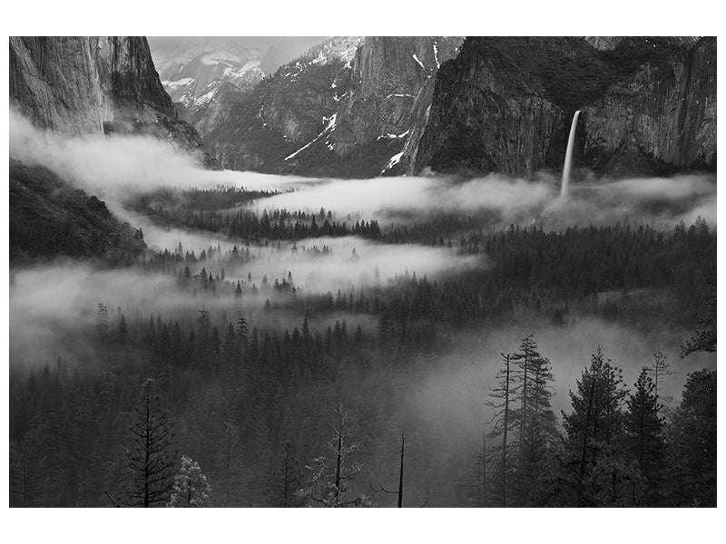 modern-4-piece-canvas-print-fog-floating-in-yosemite-valley