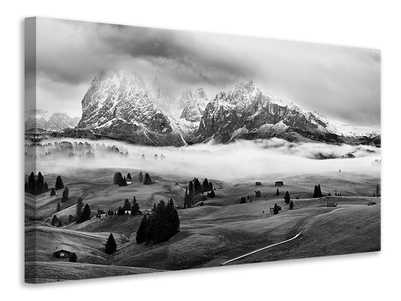 modern-4-piece-canvas-print-foggy-dolomites