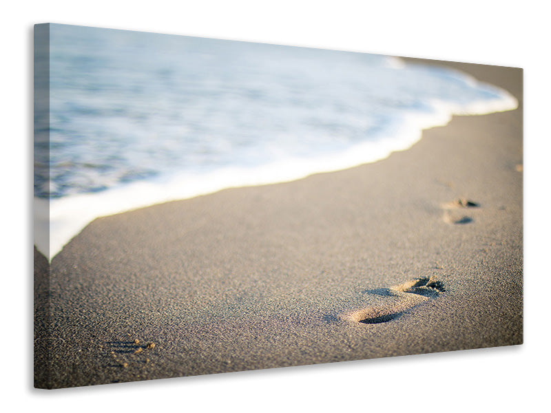 5-piece-canvas-print-footprints-in-the-sand-on-the-beach