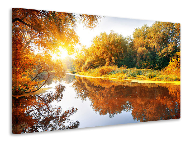 modern-3-piece-canvas-print-forest-reflection-in-water