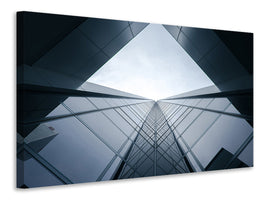4-piece-canvas-print-glass-architecture
