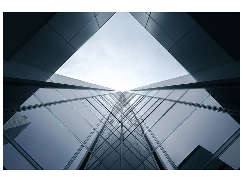 4-piece-canvas-print-glass-architecture