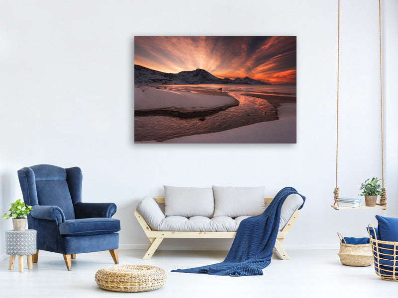 5-piece-canvas-print-golden-sunset