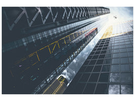 4-piece-canvas-print-helicopter-over-skyscraper