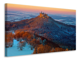 4-piece-canvas-print-hohenzollern-in-winter-mood