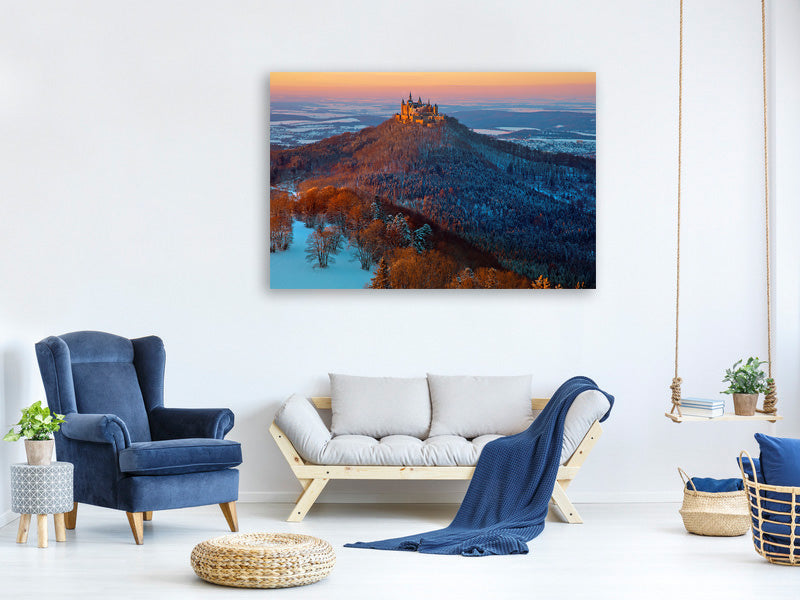 modern-3-piece-canvas-print-hohenzollern-in-winter-mood